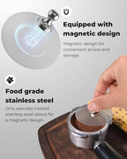 3 Pcs 54mm Espresso Puck Screen - 0.2mm Ultra Thin Espresso Puck, Stainless Steel Reusable Coffee Filter, Compatible with Espresso Machine 54mm Portafilter Basket