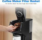 Coffee Maker Filter Basket Single Replacement Hamil tion Beach FlexBrew Coffee Maker Parts 49900,49902,49903,49904,49950,49957,FOR Hamiltion Beach Coffee Make Single Serve Filter Parts - 2 Pack