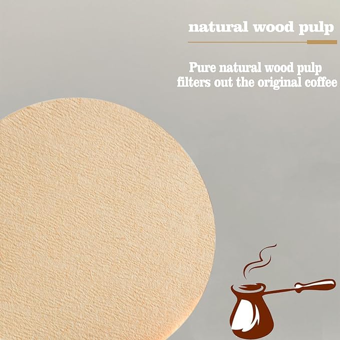 800 Count Espresso Coffee Filters, 51 mm Unbleached Round Coffee Paper Filter for Espresso Machine, Disposable Coffee Filter Compatible with Espresso Coffee Maker