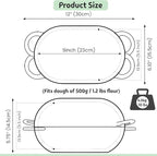 LoafNest: Incredibly Easy Artisan Bread Kit. Cast Iron Dutch Oven [Compact 2 qt size] and Perforated Non-Stick Silicone Liner.