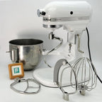 Durable Spiral Dough Hook - Compatible with KitchenAid Heavy Duty Series 5 Qt Bowl-Lift Stand Mixers（K4, K5, K5A, K5SS, KSM5, KDM5, KPM5, KP50, KSM50, KPM50, KSM450, KSM500, KPD162, KSMC50, PRO 500）