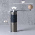 【Famous KOL Recommended】KINGrinder K1 Manual Hand Coffee Grinder with Straight Handle for French Press, Drip, Espresso with Assembly Consistency Stainless Steel Conical Burr Mill, 20-25g Capacity