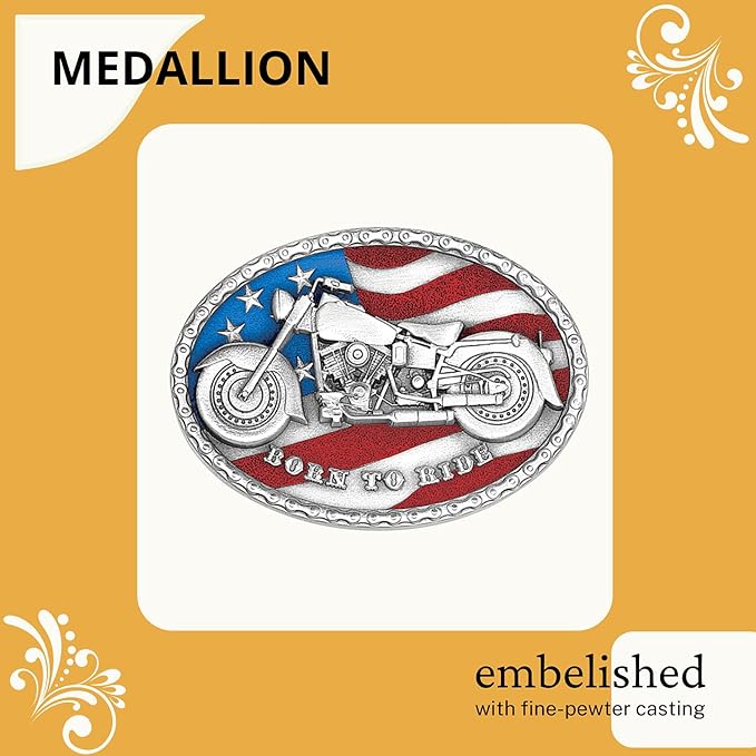 Heritage Pewter Motorcycle Double Old Fashion | Double Rocks Glass 14 OZ for Liquor | Expertly Crafted Pewter Glass