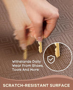 Ophanie Kitchen mats for Floor, 3/4 inch Thick, Kitchen Rugs, Anti Fatigue Standing Cushioned Mat, Waterproof,Comfort Ergonomic mat for Office, Home, Sink, 20''x48'' Grey Non-Slip Bottom