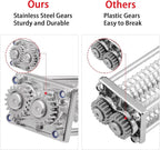 Meat Tenderizer for KitchenAid Stand Mixer-Updated Stainless Steel Gears Meat Tenderizer Attachment for All Models KitchenAid, Sturdy and Last (Black)