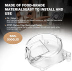 DGB-500GLID Grinder Assembly Lid Replacement for Cuisinart Coffee Grinder Replacement Parts Fits for Cuisinart Coffee Maker Models DGB-600, DGB-625, DGB-650, DGB-500, DGB-500BK, DGB-600BCC, Clear