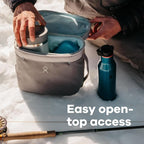 Hydro Flask Lunch Bag - Insulated Reusable Zipper Travel Lunchbox Lunchbag Food Container - Non-Toxic & BPA-Free