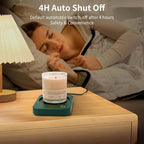 Coffee Mug Warmer, Smart Cup Warmer for Desk, 3 Temperature Control & Auto Shut Off, Electric Cup Warmer for Heating Milk,Tea,Beverage,Candle (Green-No Mug)