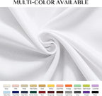 Softalker Square Tablecloth, Waterproof & Stain Resistant Table Cloths Wrinkle Free Fabric Washable 210GSM Polyester Table Cover for Dining/Party/Outdoor - 70 x 70 inch, White