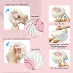 2 Pcs, Fruit Washing Bowl with Strainer, fruit strainer container with lid, Portable Fruit Colander with Collapsible Handle, Strawberries Container Salad Stir for Kitchen Picnic, Large & Small