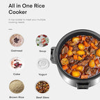 Large 15L Commercial rice cooker 84 cups cooked / 32 cups uncooked rice Electiric Rice Cooker & Rice Warmer | Automatic Warm | Stainless Steel | with One-Touch Operation