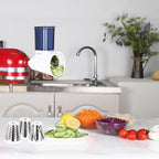 Slicer Shredder Attachment for Kitchenaid Stand Mixer, Salad Machine with Vegetable Slicer, Salad Maker, Food Slicers Cheese Grater Attachments for Kitchenaid Mixer Dishwasher Safe By Airpro,Blue