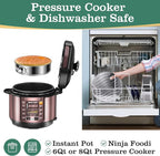 4" 7" 9" 10" Springform Pans Set of 4, Stainless Steel Cheesecake Pan with Removable Bottom, Leakproof & Nonstick Springform Cake Mold for Baking with 50 Pcs Paper Liners