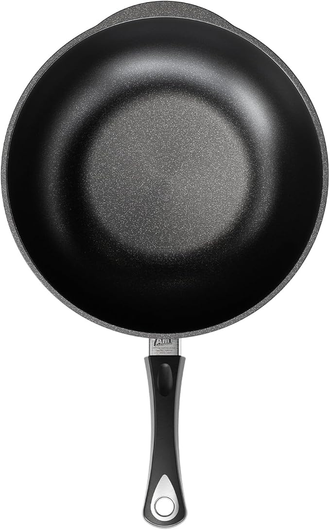 AMT Gastroguss The World´S [...] Extra Large Wok Non-Induction, Diameter 32 cm, Height 10 cm, cast Aluminium, Lotan® Non-Stick Coating, AMZN-1032S-US