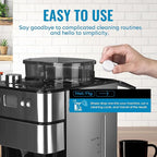 Poesie 30 Count Coffee Machine Cleaning Tablets, Coffee Maker Cleaner and Descaler for All Coffee Machine