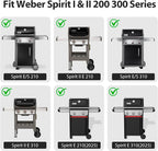 Utheer Ceramic Grill Griddle Insert for Spirit Grills, Griddle Insert for Weber 7658, Fits Spirit & Spirit II 200/300, Genesis Silver/Gold/Platinum & 1000–5000, Nonstick, Easy Clean, Healthier Cooking