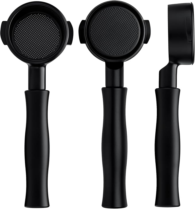 Normcore 58mm E61 Bottomless Naked Portafilter, Titanium PVD Coating Portafilter Group Head, Fits Lelit, Flair 58, ECM, Rocket, Sanremo, Synesso, VBM, Fits E61 Group Heads Espresso Machines