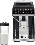 Kenmore Fully Automatic Coffee Maker - with Grinder, Milk Frother & Steamer, Auto Tamper, Descaler Expresso Machine, cafeteras electricas modernas machines For Home/Office Black