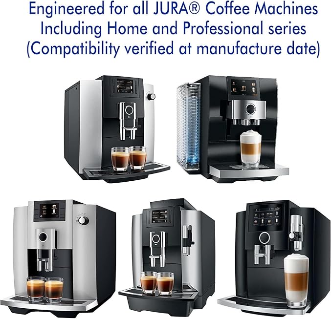 New England Stories Jura Compatible Cleaning Tablets - 30 Count for All Jura Coffee Machines For Cleaning Internal Parts, Hard-to-Reach Areas, Keep Your Espresso Equipment in Top Condition