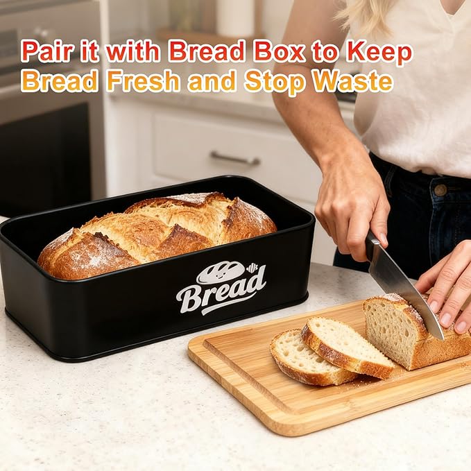 ARC Dutch Oven for Bread Baking, 3.6QT Oval Cast Iron Bread Loaf Pan with Lid, Bread oven for Sourdough, Sourdough Starter Kit Includes Bread Box & Heat-Resistant Oven Mitts