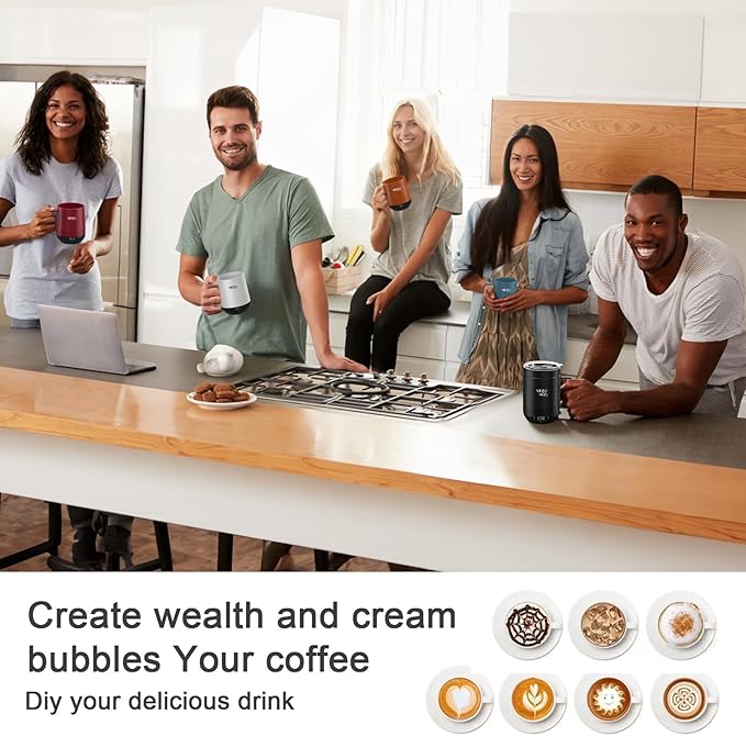 16Oz Temperature Control Smart Mug, Self Heating Coffee Mug LED Display, 180 Min Battery Life - Hot up to 149℉ Fast Wireless Charger Base Improved Design (16oz, Turquoise)