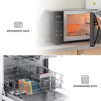 Wheat Straw Bowls, 10 OZ Snack Bowl Set of 8, Unbreakable Small Bowl, Alternative Plastic Bowls Reusable for Snack, Dessert and Appetizer, Microwave and Dishwasher Safe (Multicolor)