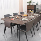 Myir JUN Placemats Set of 4, Vinyl Woven Placemats Place Mats Indoor Set of 4 Washable Table Mats Non-Slip Place mats for Dining Table (Coffee, Set of 4)