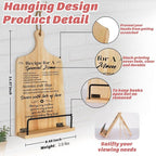 Gifts for Mom, Mom Gifts for Mother Day from Daughter Son, Cookbook Stand, Birthday Gift Ideas for Mother, Recipe Book Holder for Reading Hand Free, Unique Kitchen Presents