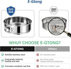 9 Inch Springform Cake Pan, Stainless Steel Springform Pans, Leakproof & Nonstick Cheesecake Pan with Removable Bottom, Round Spring Form Cake Pan For Baking