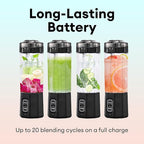Portable Blender for Smoothies, 24oz Mini Blender for Shakes and Smoothies W/Pulse Blend and Protection Design for Home, Personal for Home, Travel