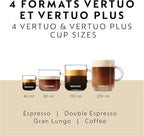 Nespresso Vertuo Plus Coffee and Espresso Maker by Breville, Ink Black