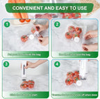 Reusable Vacuum Sealer Bags for Food Storage, 30 Pack BPA-Free (11.81 * 13.38 in), Freezer & Microwave Safe, Odor & Leak Resistant Vacuum Sealer Vacuum Bag