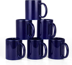 12oz coffee mug set of 6 Coffee Mugs for Coffee, Tea, Cocoa, Milk（cobalto）