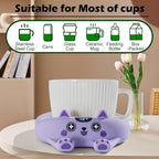 PUSEE Coffee Mug Warmer with Auto Shut Off, 3 Temp Control, Candle Warmer Plate, Enjoy Warm Coffee & Tea, Gifts for Women & Men