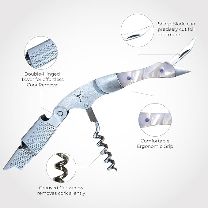 Wino Wine Key! - Professional Sommelier's Corkscrew Wine Opener