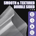 CAREGY Vacuum Sealer Bags 400 Quart 8" x 12" with BPA Free for Food Storage Meal Prep or Sous Vide