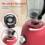 Professional Blender | 8-Cup Big Capacity | Powerful 25,000RPM Motor | Smoothies, Shakes, and Frozen Drinks Blender | BPA-Free & Dishwasher-Safe | Red