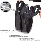 ALLCAMP 6 Piece Wine Travel Bag and Insulated Wine Carrier Tote Carrying Cooler Bag with Handle,Great Gift for Wine Lover