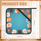 2PCS Cute Cat Paws Pot Holder with Loop,Heat Resistant Oven Pads, Hot Pat for Kitchen Cooking Baking Food