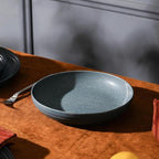 Stone Lain Elio 4-Piece Pasta Bowl Set Stoneware, Blue