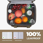 Maelstrom Tactical Lunch Box for Men, 23L Insulated Lunch Bag, Expandable Double Deck Cooler Bag, Lightweight Leakproof Tote Bag With Side Tissue Pocket, Suit For Men and Women, Camouflage