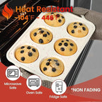 Large Muffin Pan, Metal Reinforced Frame 3.5 Inch Jumbo Silicone Muffin Pan Nonstick 6 Cups for Baking Jumbo Muffin, Frittatas, Jumbo Cupcakes 2 Pack Confetti