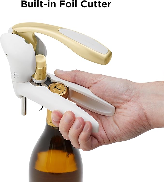 Rabbit Wine Lever Corkscrew Wine Opener With Built In Foil Cutter