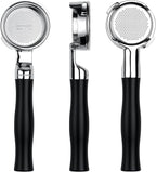 Normcore 51mm Bottomless Portafilter Fits DeLonghi Dedica EC680 EC685, SMEG, EUPA Machines, 3-Ear Naked Portafilter with Anodized Aluminum Handle, Included 18 g Precision Double shot Basket