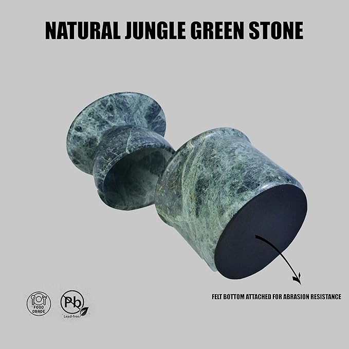 Green Onyx Butter Keeper, Round Marble Butter Dish, 4 inches, 3.5 inch Diameter (Jungle Green, 4 Inch)