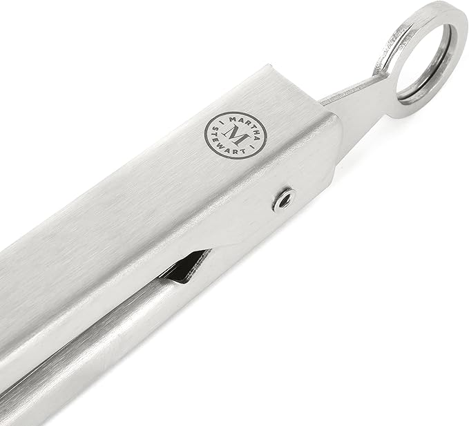 Martha Stewart Richburn 2pc (12" & 9") Tongs Set - Stainless Steel (Pack of 4)