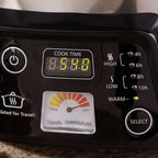 Crock-Pot 6 Quart Cook & Carry Programmable Slow Cooker with Digital Timer Stainless Steel (CPSCVC60LL-S) pack of 1