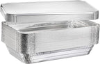 (40 Count) Full Size Deep Steam Table Pans With Lids | Foil Pans with Lids | Disposable Food Containers for Baking, Freezing, and Storage (21” x 13” x 3”)