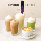 Zulay Kitchen Milk Frother Handheld with 2 Duracell AA Batteries – Electric Drink Mixer for Coffee, Lattes, Cappuccinos, Matcha & Hot Chocolate – Portable Foam Maker & Coffee Bar Accessory