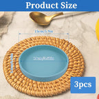 3pcs Silicone Dessert Plates, Reusable 6 Inch Appetizer Plates for Snacks, Sweets, Salads & More